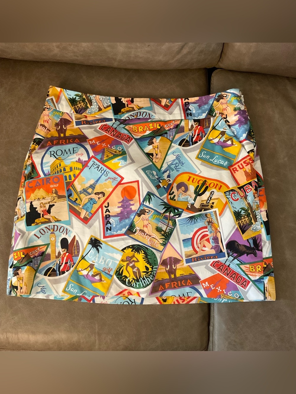 Loudmouth Ladies Travel Golf Skirt Skort 10